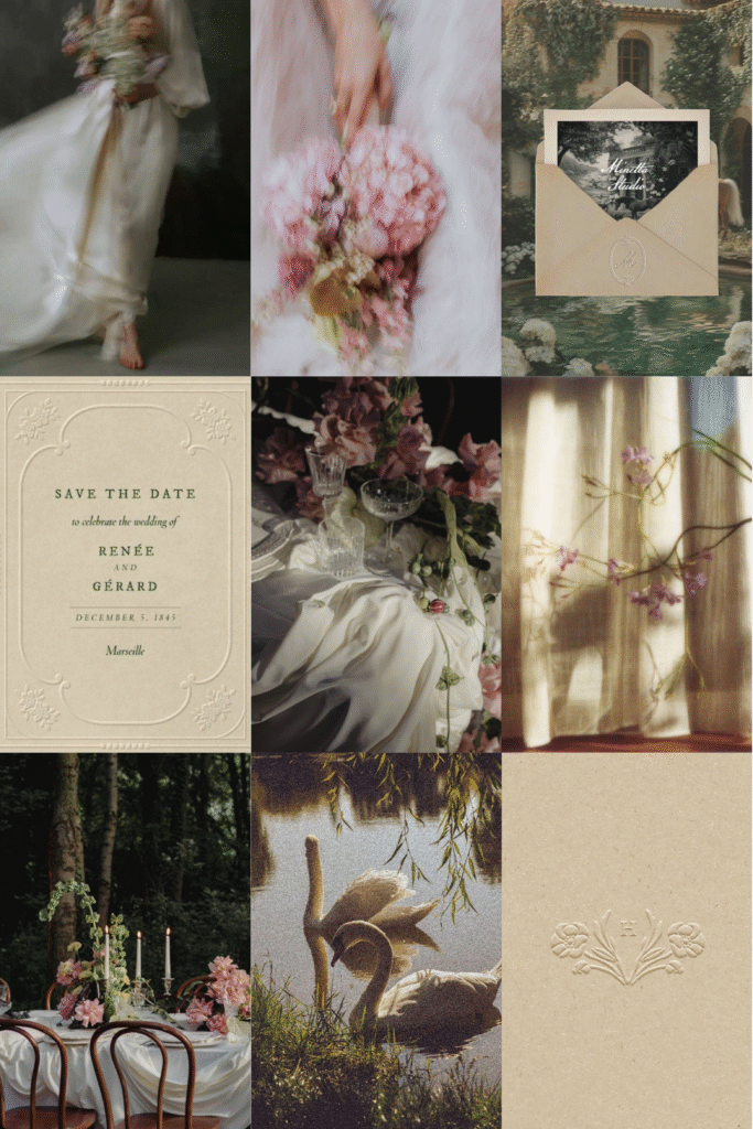 Colors For Photography Logo - mood board for soft & romantic